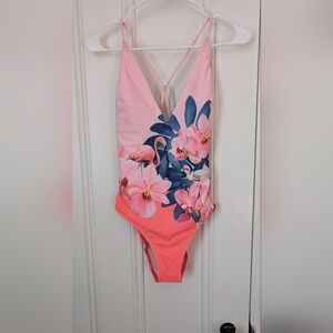 Tom Ford Floral Flamingo Swimsuit